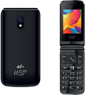 NSP 2650DS Dual SIM Κινητό με Κουμπιά Μαύρο