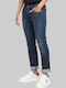 Ανδρικό Παντελόνι Τζιν Ελαστικό με Regular Εφαρμογή Μπλε