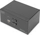 Digitus 2-port 4k60hz 4xdp In 2xusb-b 2xaudio KVM & Data Switch DS-12862