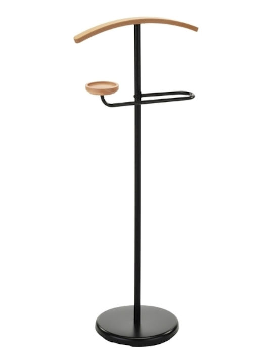 Diommi Metallic Coat Rack Black 45x29cm