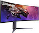 LG UltraGear 45GR75DC-B Ultrawide VA HDR Curved Monitor 44.5" 5120x1440 200Hz με Χρόνο Απόκρισης 1ms GTG