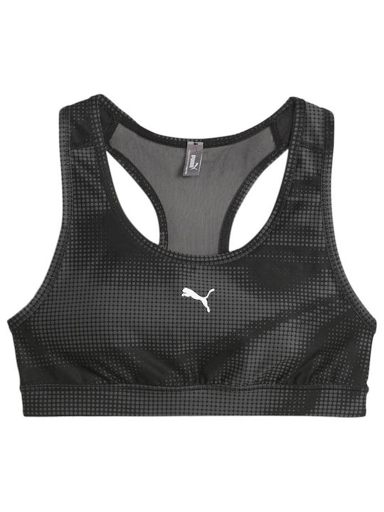 Puma Femei Atletic Sutien sport Negru cu umplutură