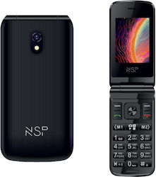 NSP 2600DS Dual SIM Mobile Phone with Buttons Black