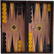 Wooden Checkers & Dice Set for Backgammon