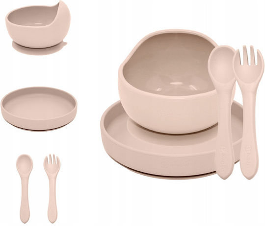 Petite & Mars Petite & Mars Baby- und Kinder-Essgeschirr aus Beige Silikon 2 Stück PachetMasaBej