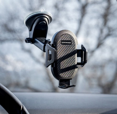 Spacecase Spacecase Sc01 Universal Car Mobile Mount with Adjustable Hooks Black