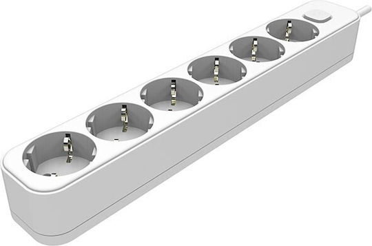 Vito Power Strip 6 Positions with Switch and Cable 1.5m