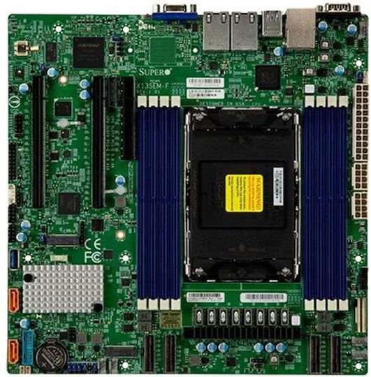 Supermicro X13SEM-F Дънна Платка Micro ATX с Intel 4677 Сокет MBD-X13SEM-F-B