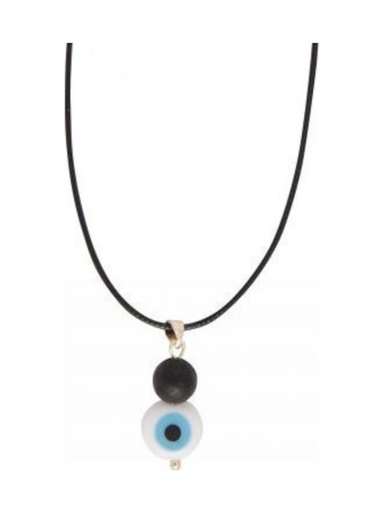 Kostibas 1129-834a, Pendant, Lava, With Motif, White