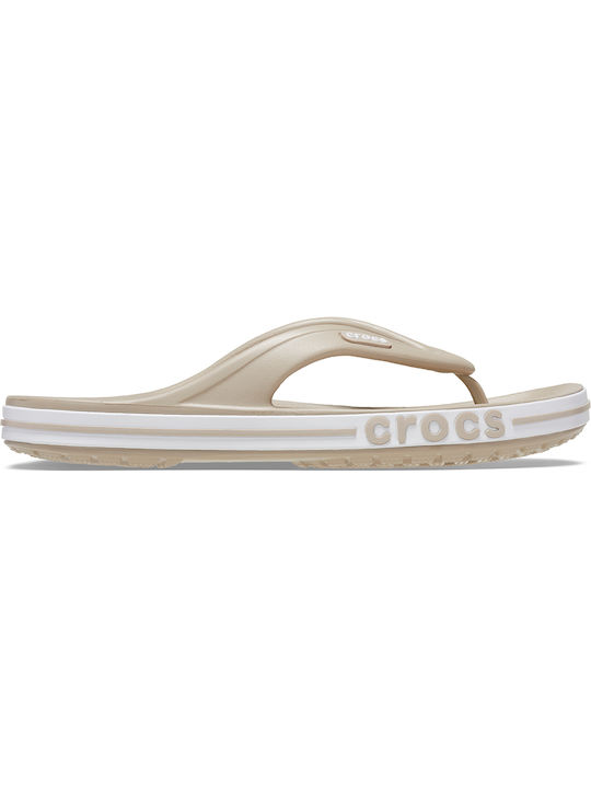 Crocs Bayaband Men's Flip Flops Beige