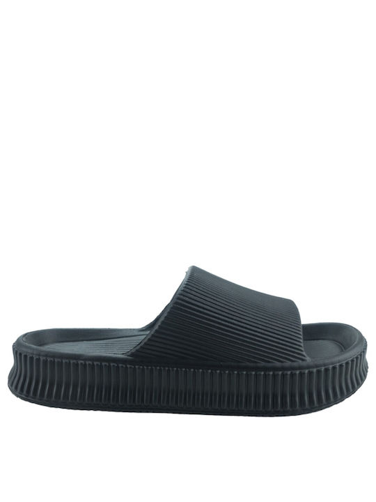 Mitsuko Men's Slides Black