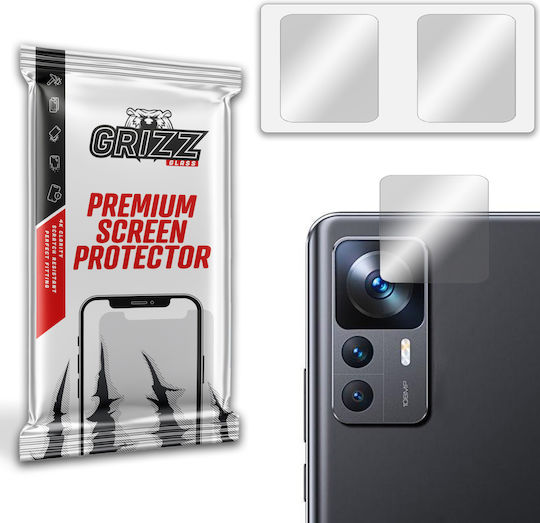 GrizzGlass Hybridglass Camera Protection Tempered Glass Transparent for the Xiaomi 12T Pro