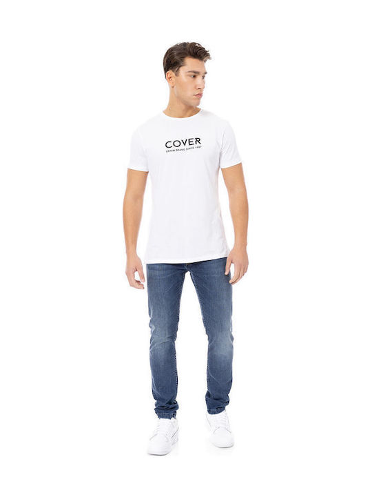 Herren Jeanshose Elastischer Regulär Passform Marineblau