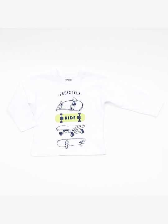 Trax Kids Blouse Long Sleeve White