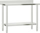 vidaXL Ανοξείδωτο Τραπέζι Μ110xΒ55xΥ93cm