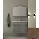 Savvopoulos Countertop with Sink & Mirror Gray