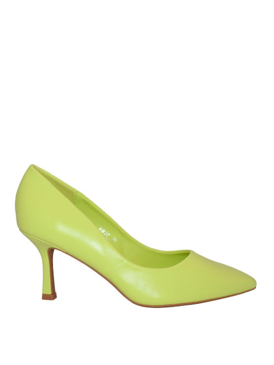 Morena Spain Pointed Toe Green Medium Heels