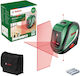 Bosch Universal Level 2 Αυτορυθμιζόμενο Γραμμικό Αλφάδι Laser Κόκκινης Δέσμης 1.5V με Εύρος Εργασίας 10m