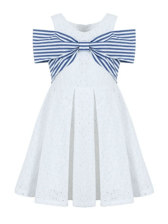 Lapin Mädchen Kleid White