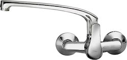 Sobime Wall Kitchen Faucet Silver