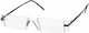Optix Vision 335 Gray Reading Glasses +1.25 in Black color