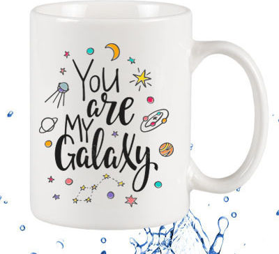 You Cană Ceramică Albă