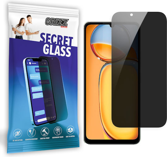 GrizzGlass Ceramică Privacy Screen Protector (Xiaomi Redmi 13C)