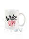 Wake Up Tasse Keramik Weiß 295ml 1Stück