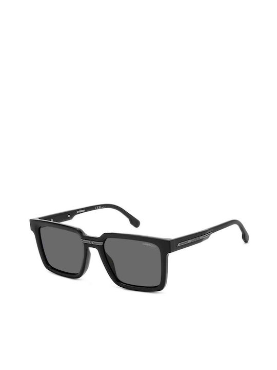 Carrera Men's Sunglasses with Black Plastic Frame and Black Lens 02/S 807/M9