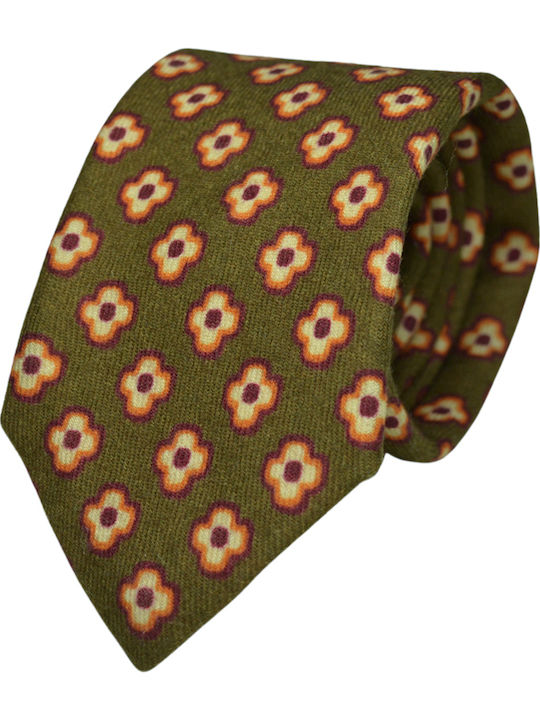 Zaza Men's Tie Wool Knitted in Green Color