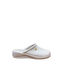 Antrin Leather Clogs White