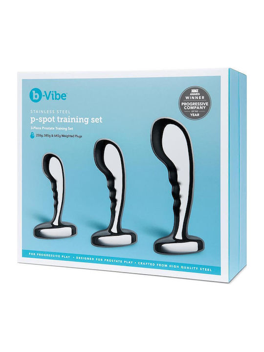b-Vibe Men's Tie Set Printed in Gray Color