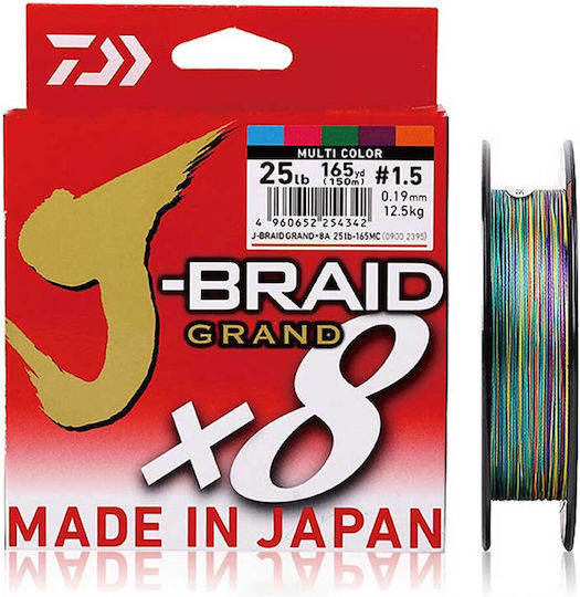 Daiwa J-braid Grand X8 Multi Νήμα Ψαρέματος Μήκους 150m