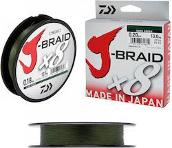 Daiwa J-braid Χ8 Νήμα Ψαρέματος Μήκους 300m