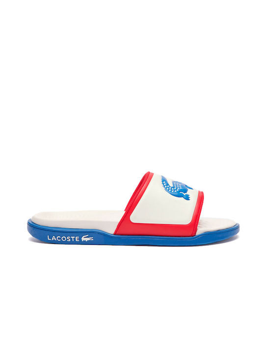 Lacoste Ανδρικά Slides Λευκά