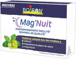 Supliment homeopatic, Boiron, Mag'nuit, Dormi bine cu polifenoli și magneziu, 30 capsule
