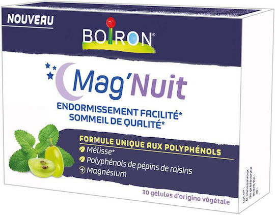 Homeopathic Supplement, Boiron, Mag'nuit, Sleep Well With Polyphenols And Magnesium, 30 Capsules