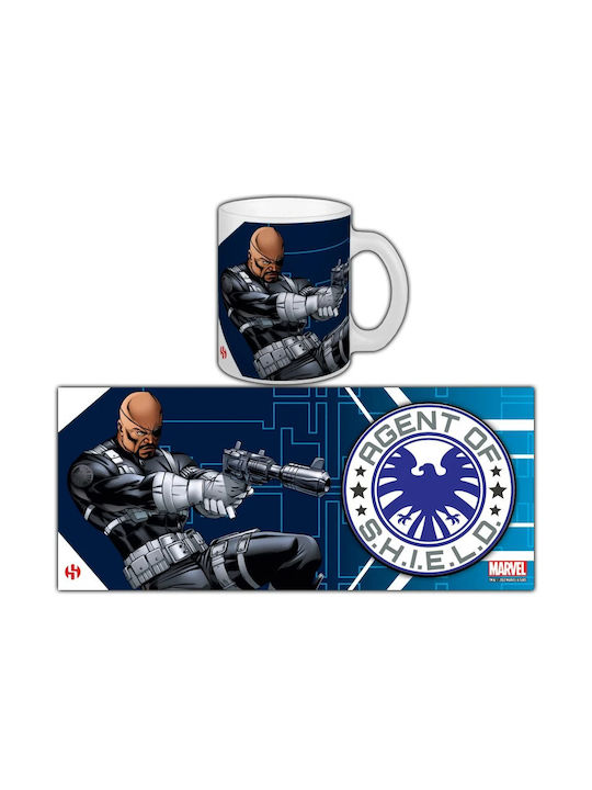 Semic Nick Fury Κούπα Κεραμική Πολύχρωμη