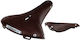 Lepper Brown Bicycle Saddle Retro
