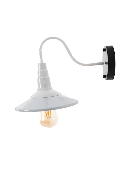 Artekko Lamp Wall White 24x24x14cm