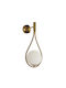 Artekko Lamp Wall with Socket E27 Gold 20x25x50cm