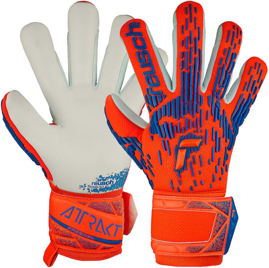 Reusch Attrakt Freegel Silver Torwarthandschuhe Erwachsene Rot