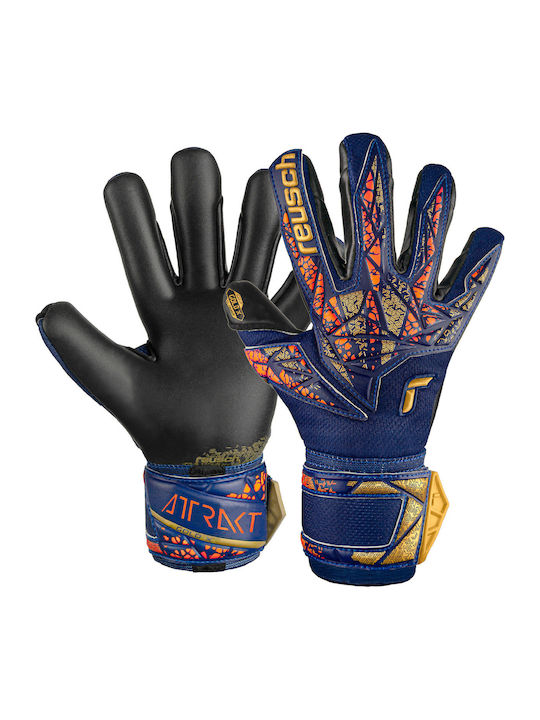 Reusch Attrakt Gold X Γάντια Τερματοφύλακα Ενηλίκων Μπλε