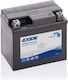 Exide Motorradbatterie AGM12-7 mit Kapazität 6Ah