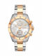 Breeze Women's Watch Chronograph with Silver Metal Bracelet