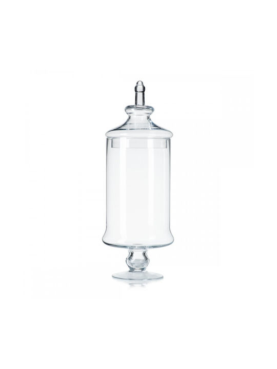 Palma Emporio Decorative Vase Transparent 17x50cm