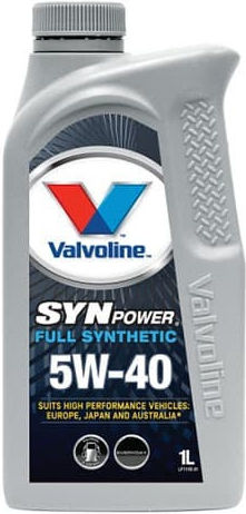 Valvoline Synpower Синтетичен Масло за Автомобили 5W-40 1лт