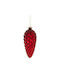 Ornament suspendat Glob De sticlă Burgundy 6buc Set 6buc