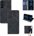 Sonique Wallet Δερματίνης / Πλαστικό / Σιλικόνης Μαύρο (Galaxy A55)