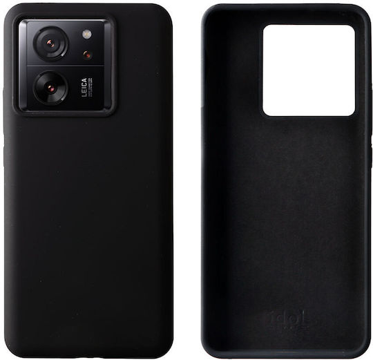 Idol 1991 Silicone Plastic Waterproof Black Back Cover for Xiaomi 13T / 13T Pro